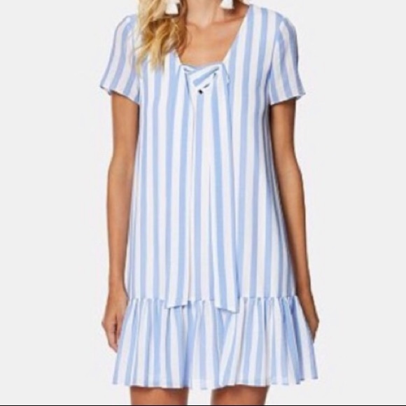Avec Les Filles Dresses & Skirts - Avec Les Filles blue striped dress 10